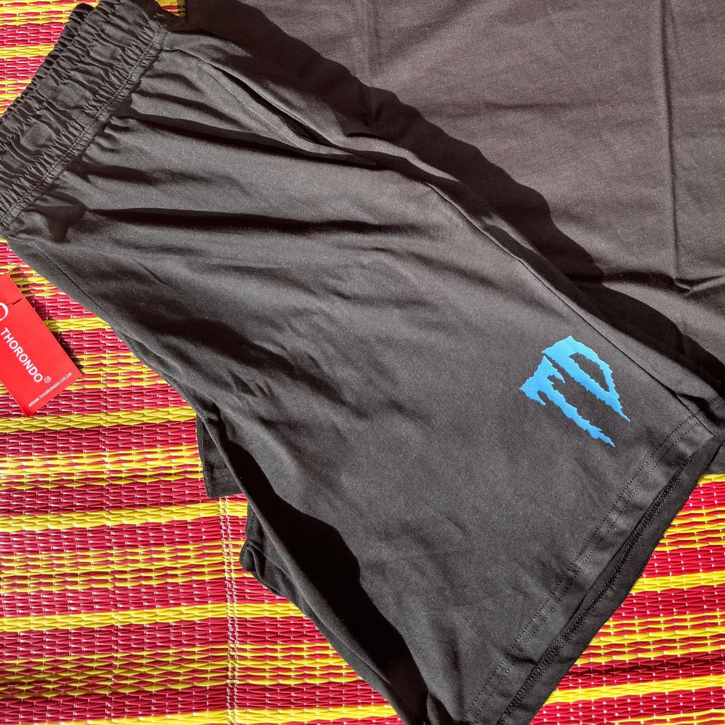 TD black x blue shorts