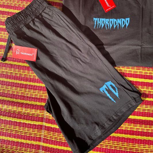 TD black x blue shorts